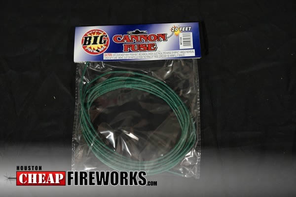 Firehawk Safety Fuse Cannon Fuse 50ft Package 24 Pulling Tricks LOUD 