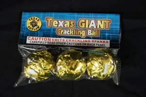Texas Giant Crackling Balls